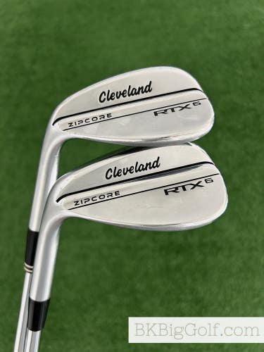 LH Cleveland RTX6 Chrome 2 Wedge Set (56 & 60 Degrees)
