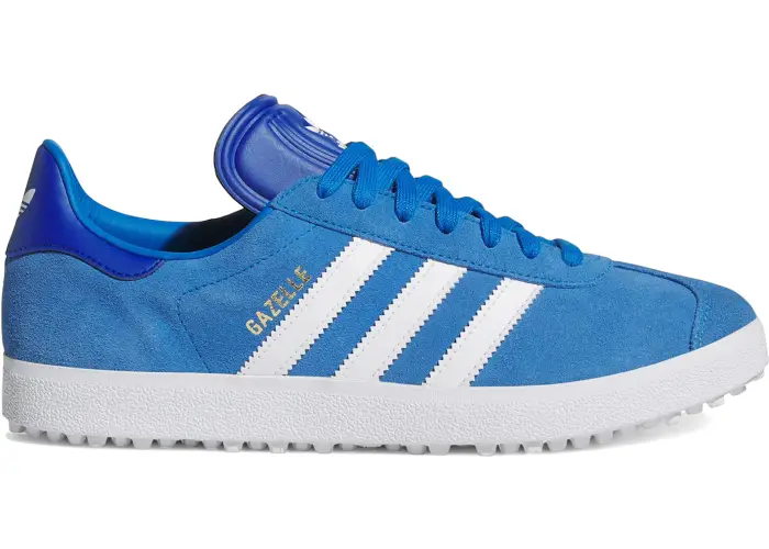 Size 5 - adidas Gazelle Spikeless Golf Blue Bird Cloud White IH2267