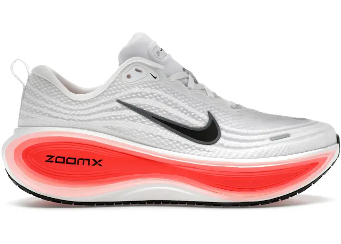 Size 9 - Nike Vomero Plus White Black Bright Crimson (EXTRA WIDE) HV8151-100