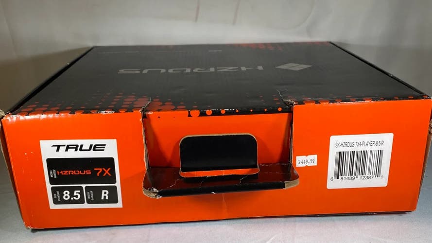True HZRDUS 7x Hockey Skates Regular Width Senior Size 8.5 (New)