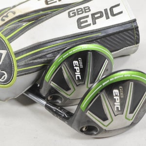 Callaway GBB Epic 3-15* and 5-18* Fairway Wood Set Regular Flex Graphite #219314
