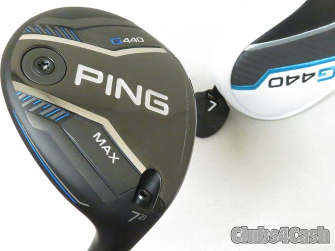 PING G440 Max Fairway 21°  7 Wood Project X Denali Red 70g 6.5 X +Cover .. MINT