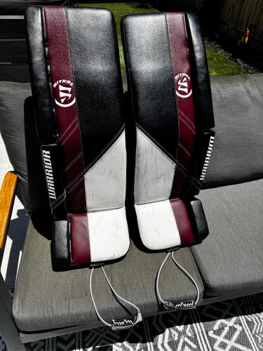 34+2 Custom Warrior Ritual G5 Pro Goalie Leg Pads (Used)