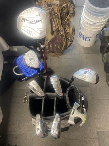 Used Taylormade Assorted Golf Clubs Mens Starter Set Rh 9 Piece 11490-s000274101