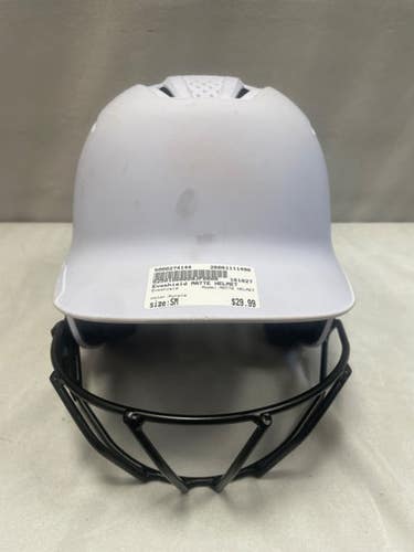 Used Evoshield Matte Helmet Batting Helmet W Mask Purple Sm 11490-s000274144
