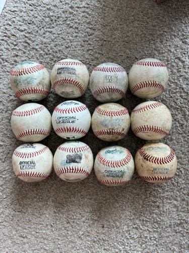 12 Pack of Plastic Baseballs