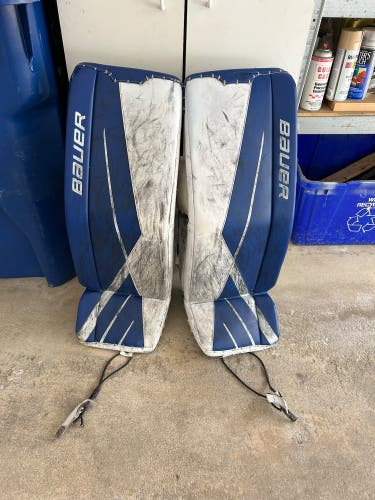 Medium Bauer Supreme 3S Goalie Leg Pads (Used)