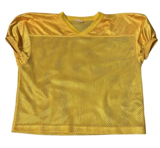 A4 Youth XL Football Practice Jersey Yellow Athletic Sports Training Shirt