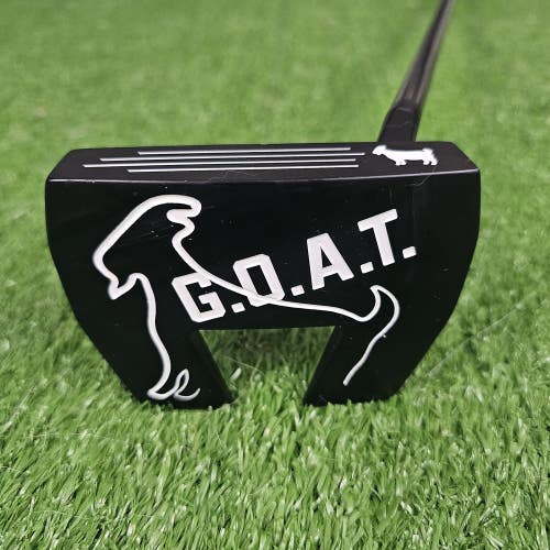Goated Golf EXOD 20:3 Black Mallet GOAT 35" Putter RH With Grip Ball Mark