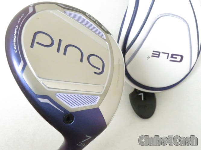 PING Womens G Le4 Fairway 28 7 Wood Alta LE Ultra Lite Flex +Cover LADIES  MINT