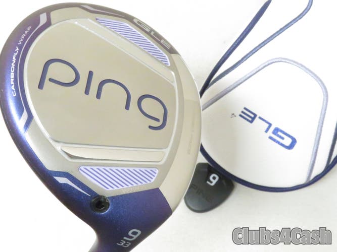 PING Womens G Le4 Fairway 33° 9 Wood Alta LE Ultra Lite Flex +Cover LADIES  MINT