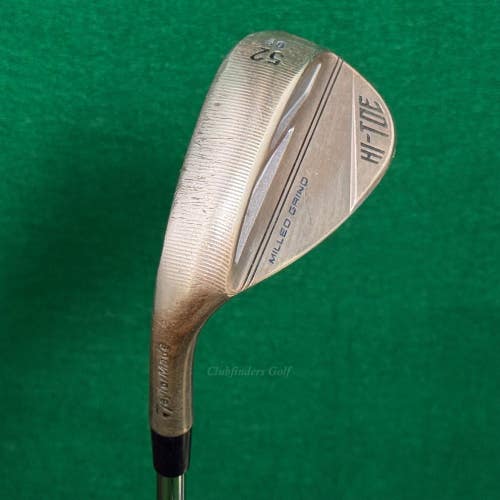 LH TaylorMade Milled Grind Hi-Toe 3 52-9 52 Gap Wedge Hi-Rev 2.0 115 Regular
