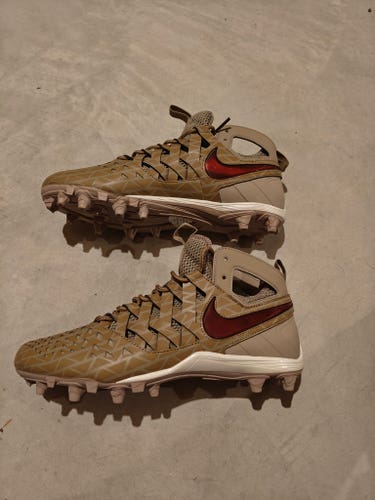 Mid Top Molded CleatsNike Huarache V LAX Elite Thompson Bros Lacrosse Cleats (New)