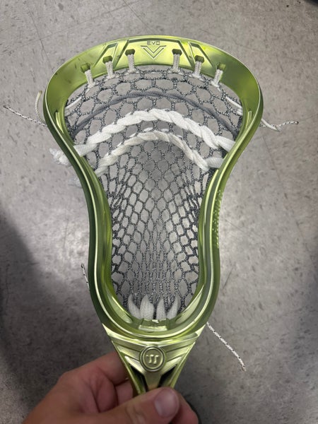 Warrior Evo V Green Chrome Strung