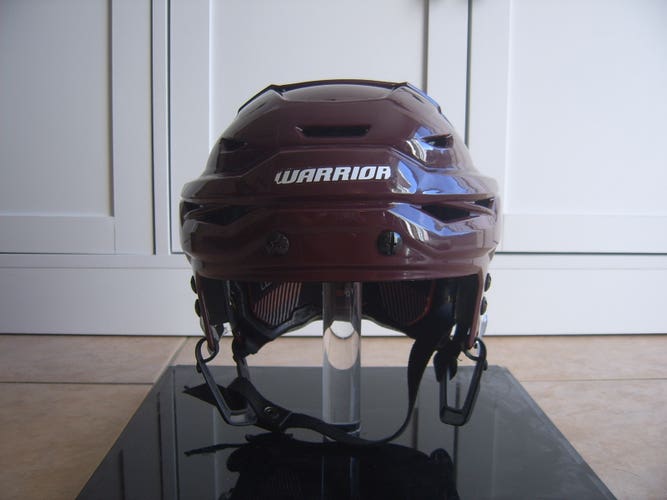 Free shipping - Pro Stock Warrior Maroon Covert CF 100 Hockey/Lacrosse Helmet sz Small