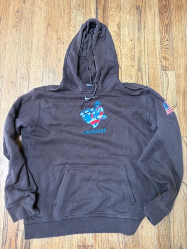 Brown Tufts Lacrosse Men's Large Nike Sweatshirt