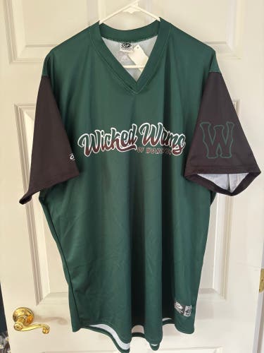 Wicked Worms WooSox Team Issued Jersey #67 Size 48 OT Sports MiLB Red Sox