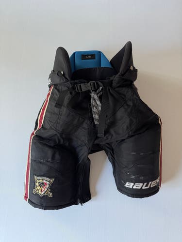 Used Senior Large Bauer Nexus Pro Stock Hockey Pants - Black/Maroon/White