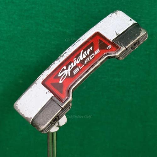 LH TaylorMade Spider Blade 12 Plumbers-Neck 38" Belly Putter w/ Super Stroke