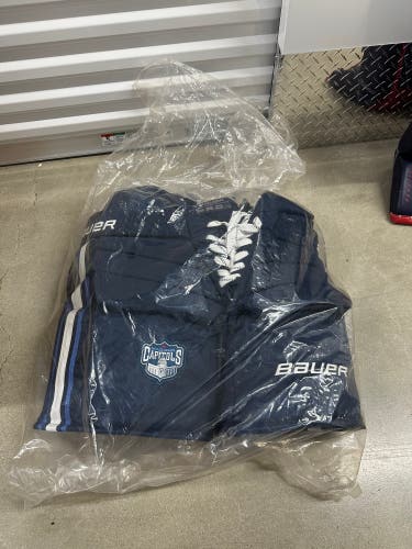 Madison capitals Senior Large Bauer Pro Hockey Goalie Pants Pro Stock (New)