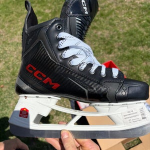 Red 2024 CCM Tacks XF Pro Hockey Skates Regular Width Pro Stock 10 3/4