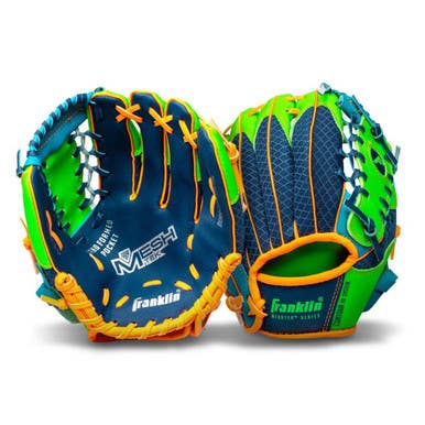 New Air Mesh W/ Ball 9 1/2" LHT Nvy/Lime 11490-FRA22812L