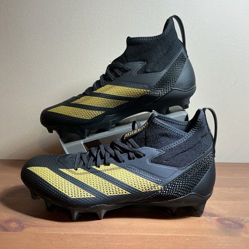 Men's Size M 12.0 (W 13.0) Adidas adizero High Top Molded Cleats (New)