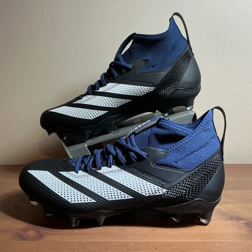 Men's Size M 12.0 (W 13.0) Adidas adizero High Top Molded Cleats (New)