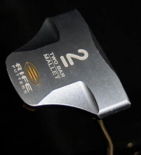 RIFLE TWO BAR MALLET PUTTER LENGTH: 34.5 IN RIGHT HANDED NEW GRIP