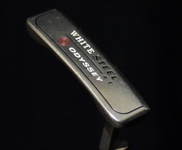 ODYSSEY WHITE STEEL PUTTER LENGHT: 34 IN RIGHT HANDED NEW GRIP