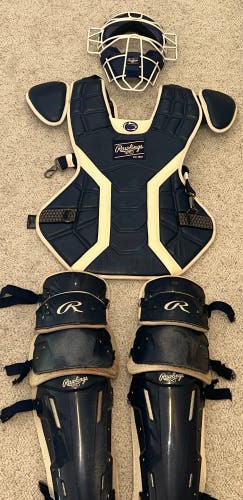 Navy Rawlings Mach Catcher's Set (Used)