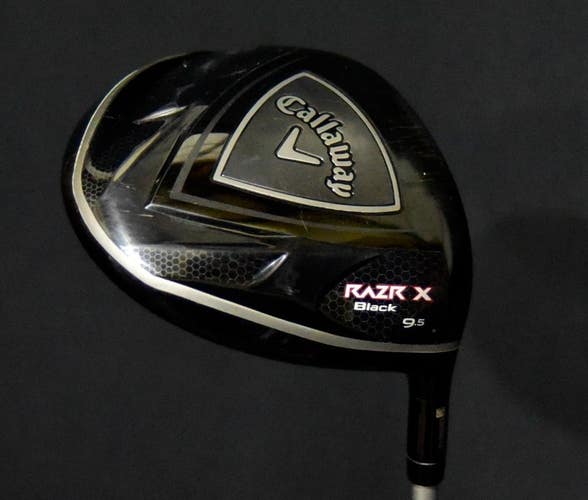CALLAWAY RAZR X BLACK SHAFT 46 IN, LOFT 9.5, STIFF FLEX, RIGHT HANDED