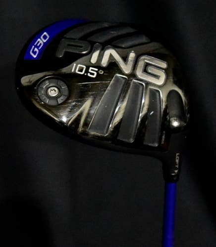 PING G30 DRIVER LOFT: 10.5 FLEX: REGULAR LENGHT: 45.5 IN RIGHT HANDED