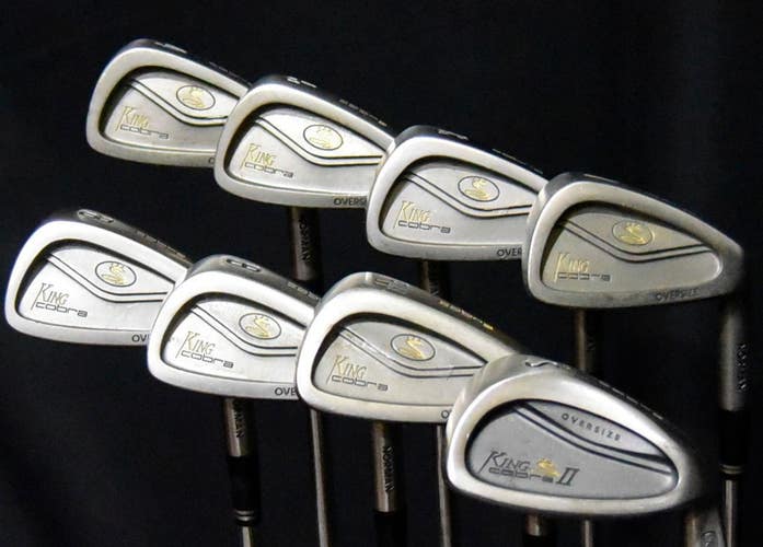 KING COBRA II IRONS SET 4-PW SW FLEX: STIFF LENGTH: (5) 38.5 IN RIGHT HANDED