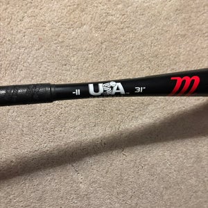 2021 Marucci CAT Alloy USABat Certified Bat (-11) 20 oz 31" (Used)