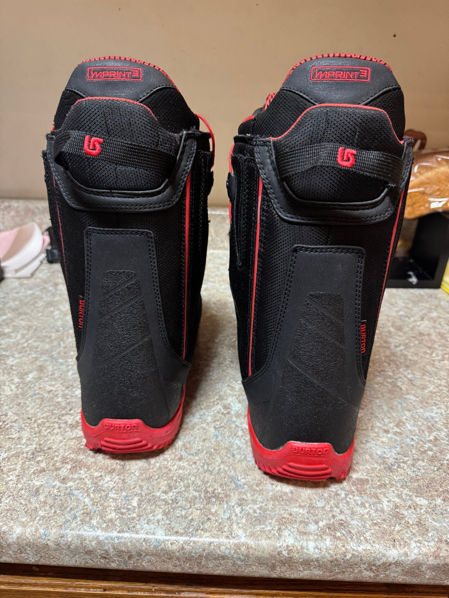Size 8 men's Burton Ambush Snowboard Boots All Mountain (Used
