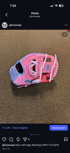 Rawlings Heart of the Hide Infield Baseball Glove 11.5" (New)