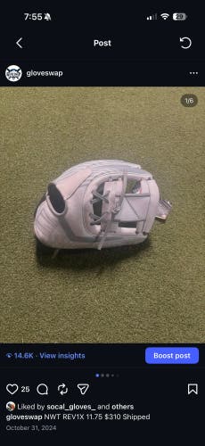 Rawlings REV1X RH Infield Baseball Glove 11.75