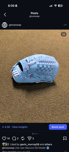 Marucci Capitol Series RH Pitcher's Baseball Glove 12.25"