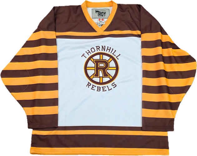 White Troy Large Men's Jersey (New)