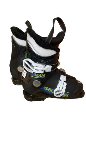 Salomon Kids Ski Boots Team Black Used Size 19.5