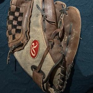 1998 Rawlings Playmaker Series RH Outfield Baseball Glove 13" (Used)