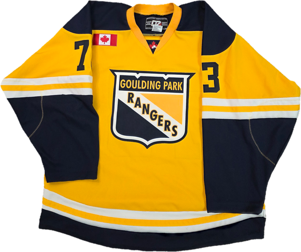 Yellow OZ Large Men's Hockey Jersey (New)