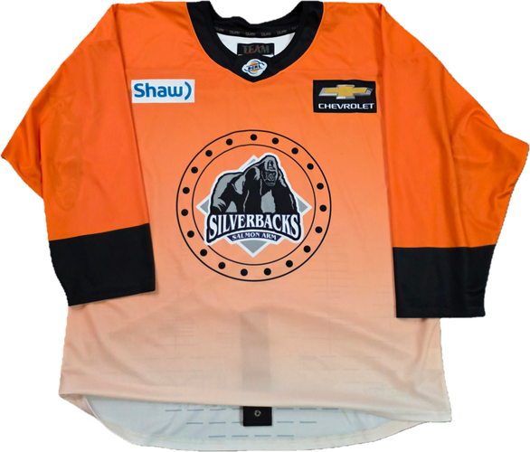 Orange XL Men's BCHL Silverbacks Hockey Jersey (New)