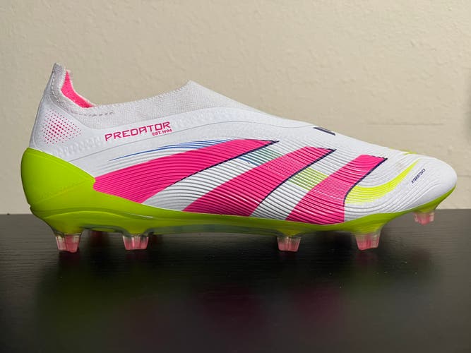 Adidas Predator Elite Laceless FG Soccer Cleats Men's Size 8.5 Women's 10 ID3876