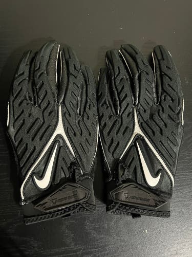Nike Superbad 6.0 Receiver Football Gloves Men's Size Large Black/White