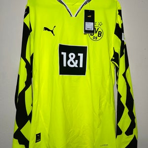 Puma Borussia Dortmund BVB 24/25 Authentic LS Jersey Men's Large 776141-04 NWT