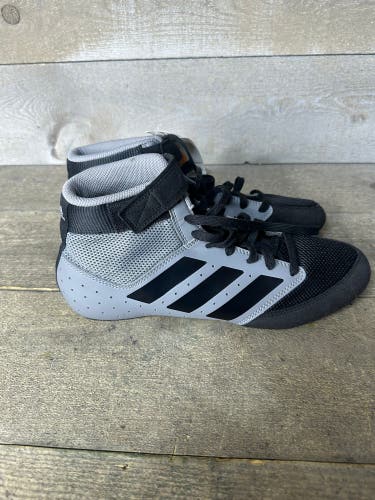 Adidas Mat Hog 2.0 Wrestling Shoes Men Size 6 Gray F99823 New With Tags