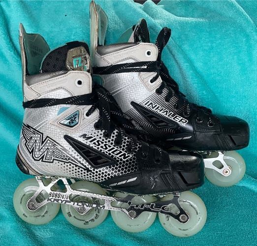 Mission FZ-0 Inline Skates Regular Width Size 9 (Used)