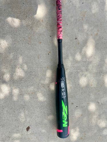 2025 DeMarini CF Zen Composite USSSA Certified Bat (-5) 26 oz 31" (Used)